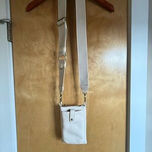 HOBO Cream Crossbody Bag